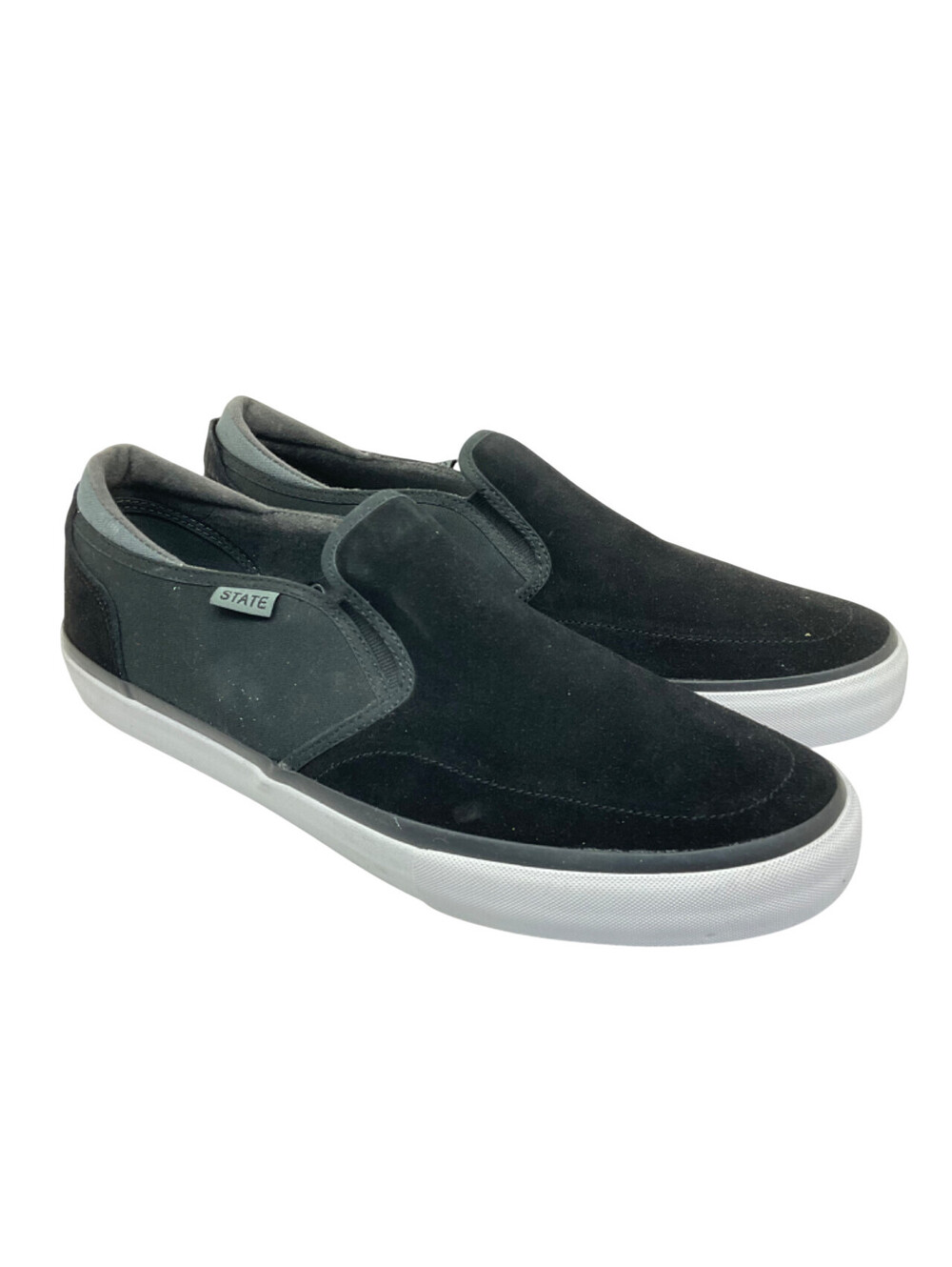 State Men's Low-Cut Keys Skate Sneakers FTWST10701 Black Size 12M
